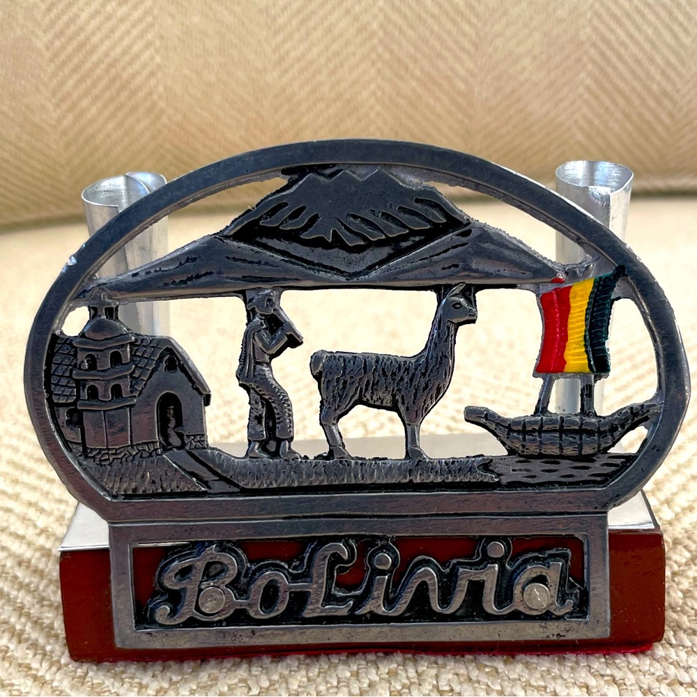 Handcrafted Pewter Pen Holder
